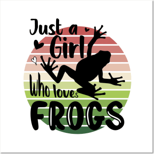 Just a girl who loves Frogs 2 Posters and Art